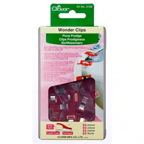 Clover Wonder clips rood - 1x50st