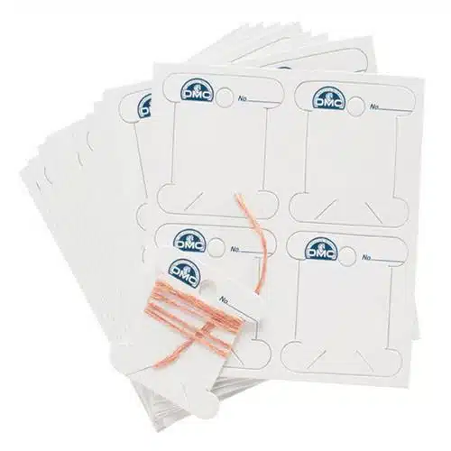 DMC wikkelkaartjes karton voor borduurgaren 56 stuks