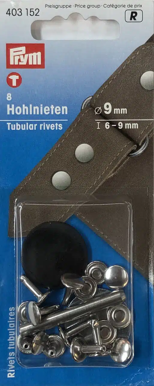 Holnieten zilver kleur - 3-4mm