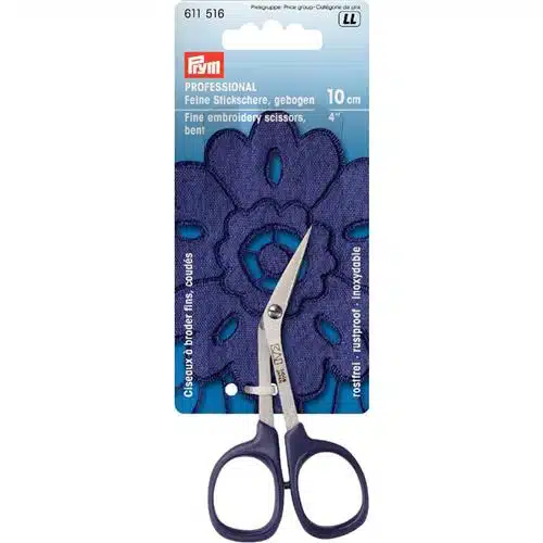 Prym Borduurschaar fijn gebogen 10cm