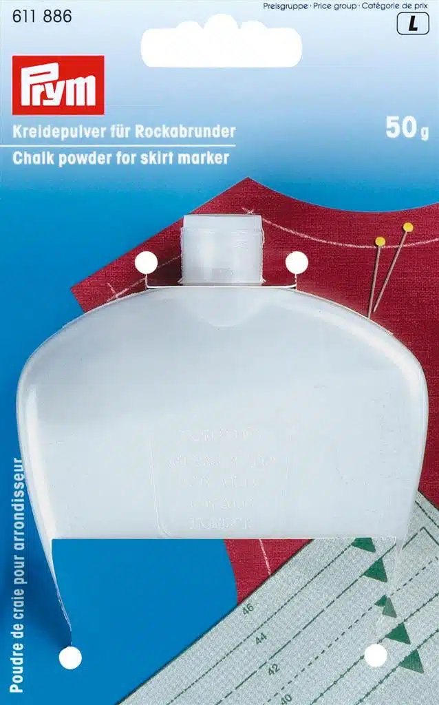 Prym krijtpoeder voor rokzoommeter wit