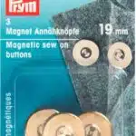 Prym Magneetknopen 19mm goud - 3stuks