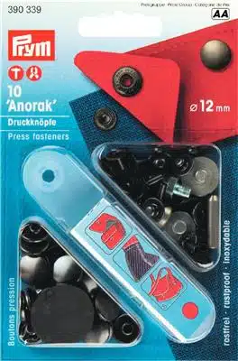 Prym Naaivrijdrukknoop anorak 12mm brons - 10stuks
