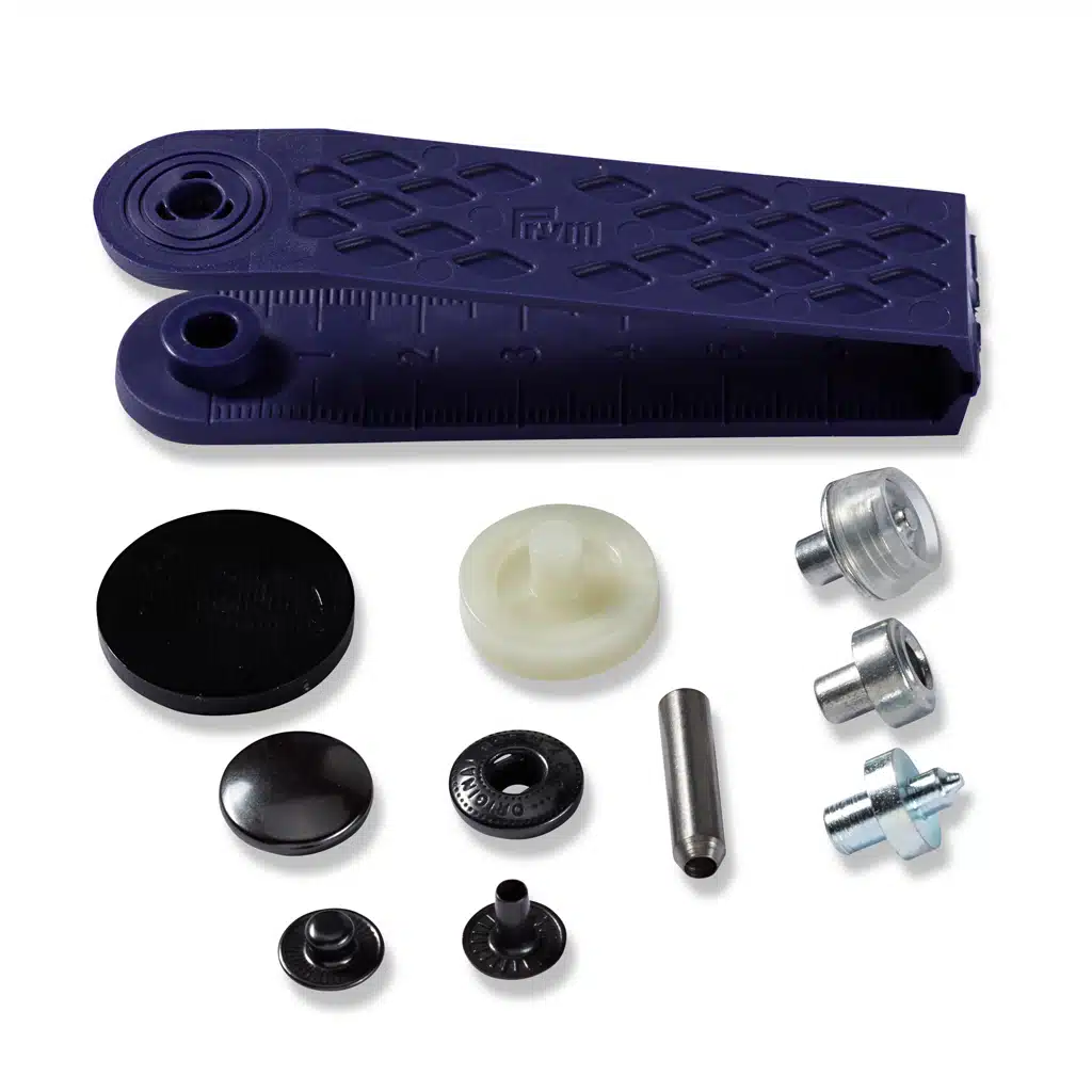 Prym Naaivrijdrukknoop anorak 15mm zwart - 10stuks