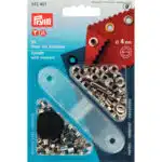 Prym Ringen met schijven 4mm zilver