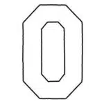 Restyle applicatie cijfers 10cm wit - 1