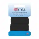 Restyle elastisch tailleband 25 mm x 1 meter zwart