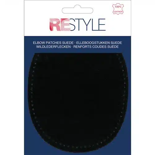 Restyle elleboogstukken suede 13x10,5 cm - 000