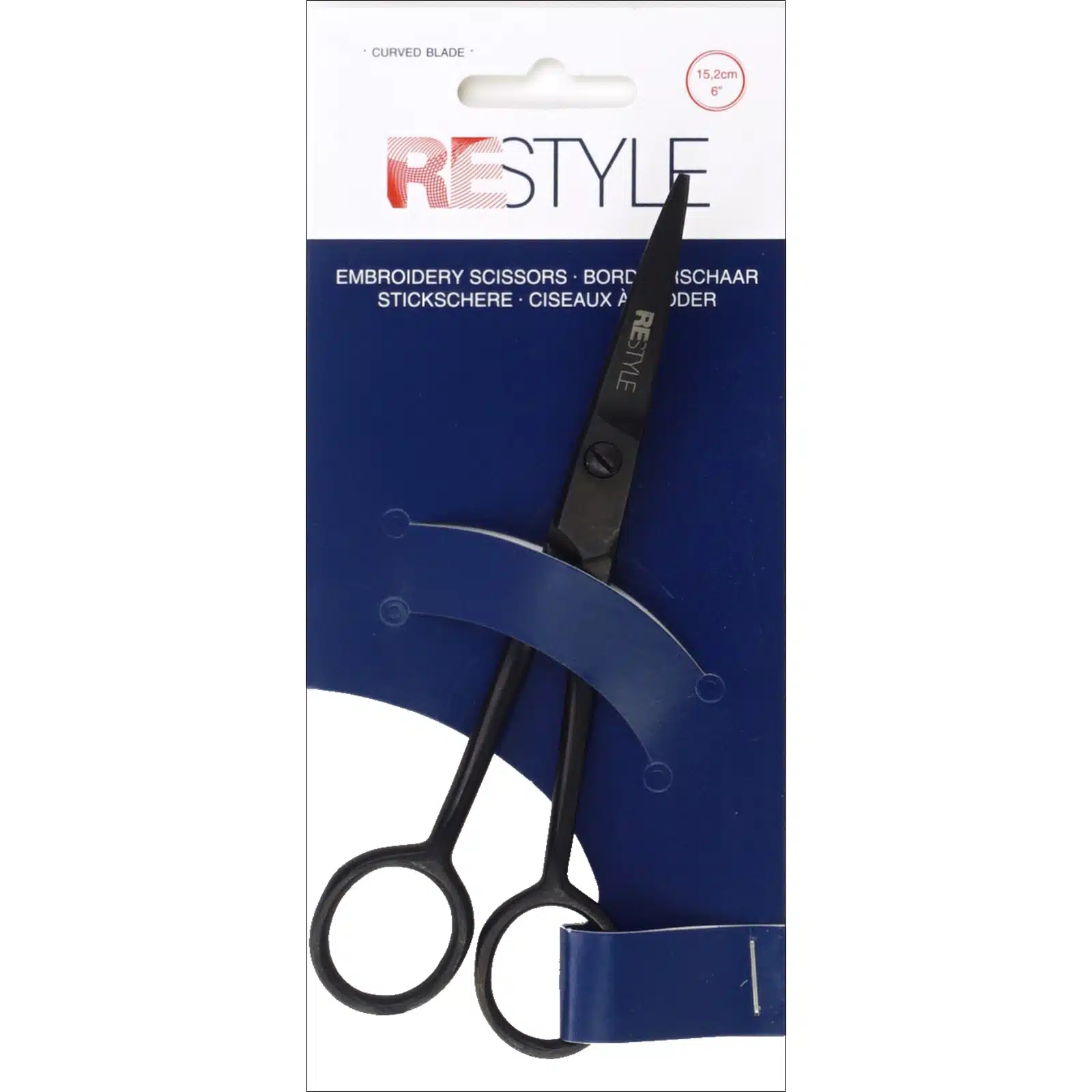 Restyle gebogen borduurschaar 6 inch (15,24 cm)