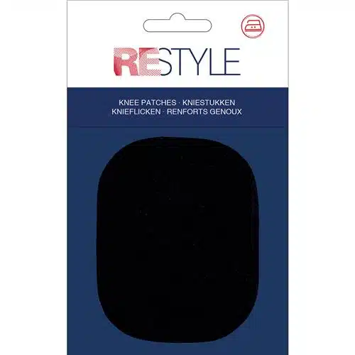 Restyle kniestukken 7,6x9,7cm opstrijkbaar - 000