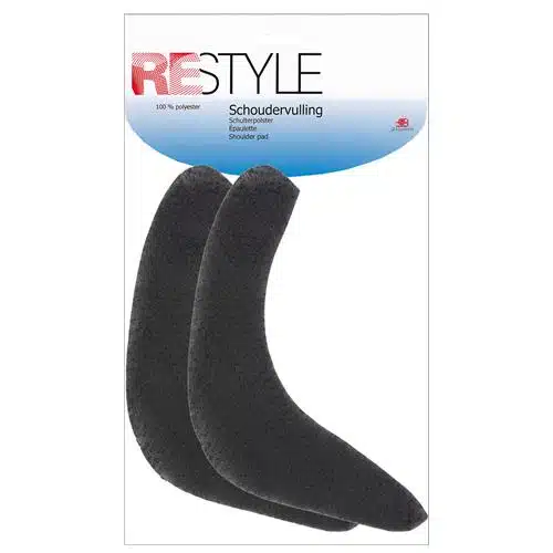 Restyle mouwflank/snorretje schouderkop 360x70x2mm - Zwart