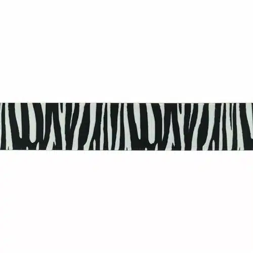Restyle tailleelastiek dierenprint 40 mm - Zebra