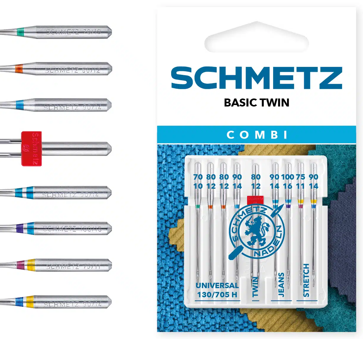 Schmetz Combi Basic Twin box 9 naalden