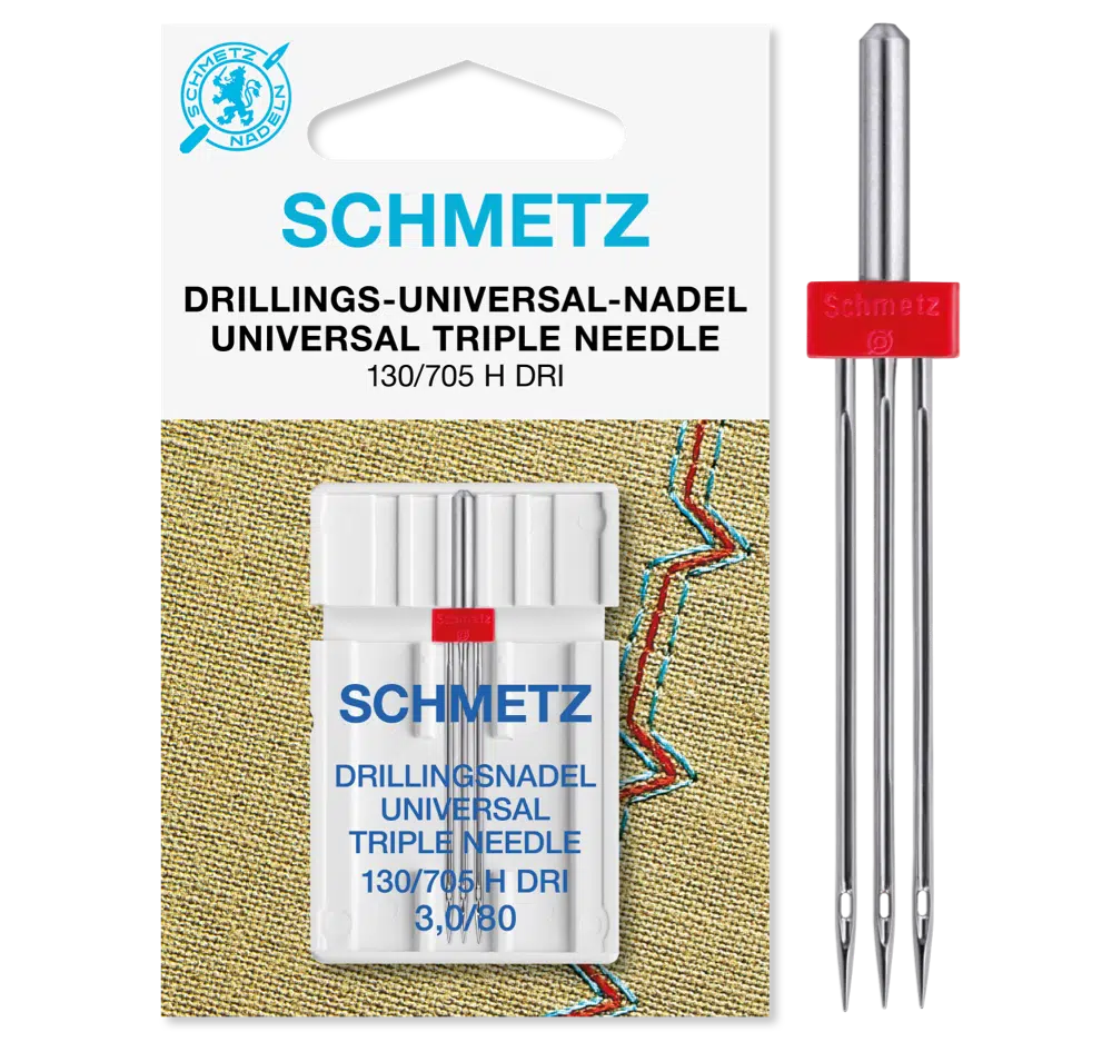 Schmetz Drieling 1 naald 3.0-80