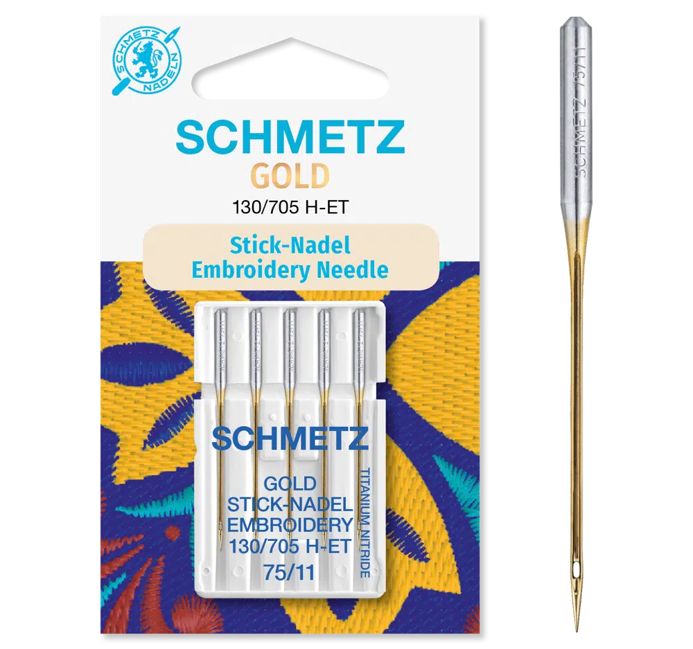 Schmetz Gold borduren 5 naalden 75
