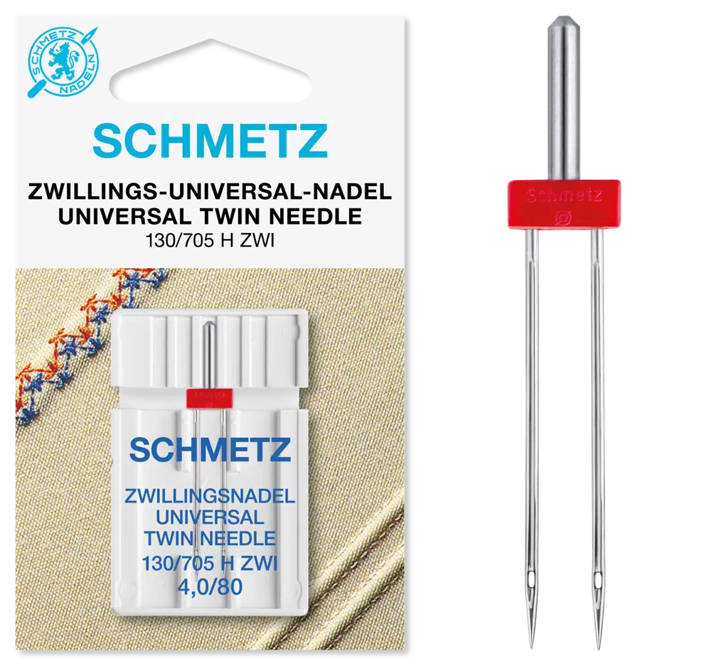 Schmetz Tweeling 1 naald 4.0-80