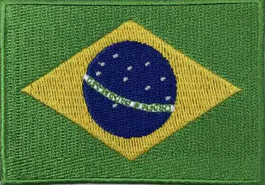 Vlag applicatie van Brazilië