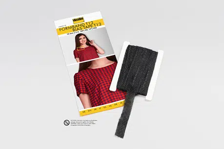 Vlieseline Vormband 12mm zwart 5 meter